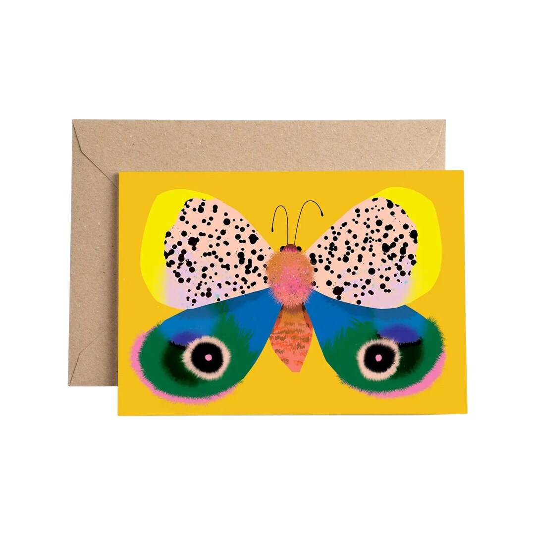 Yellow Butterfly Card