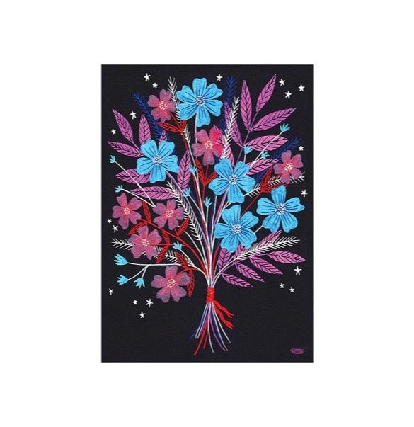 Night Bouquet Postcard