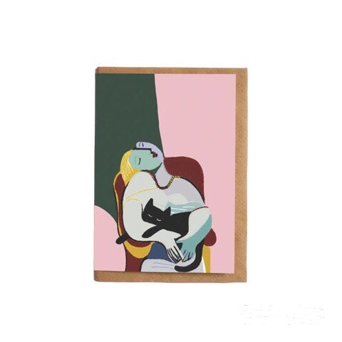 Picatso Cat Lady Card