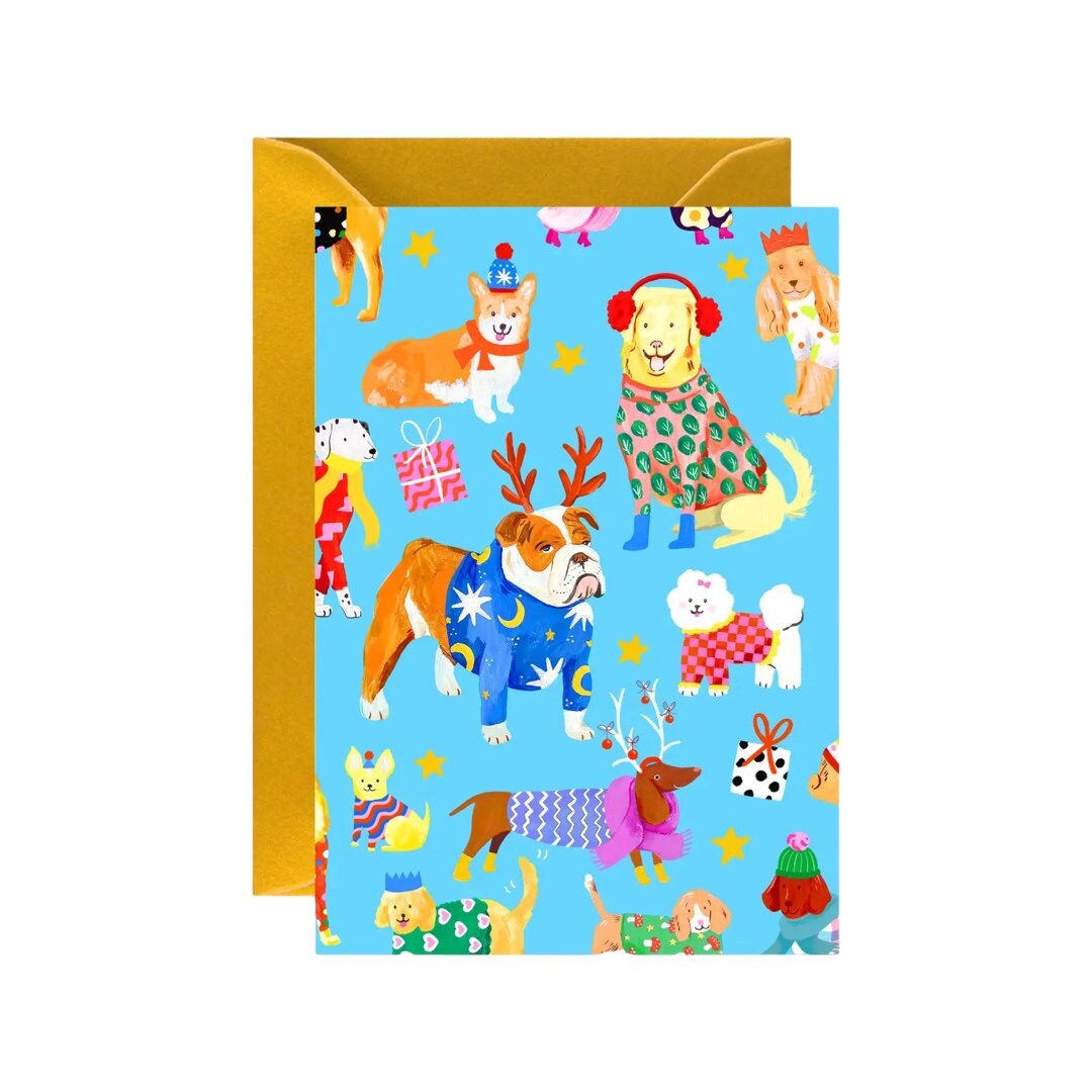 Christmas Doggies Card