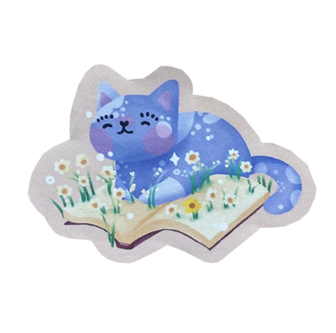Book Cat Loaf Sticker