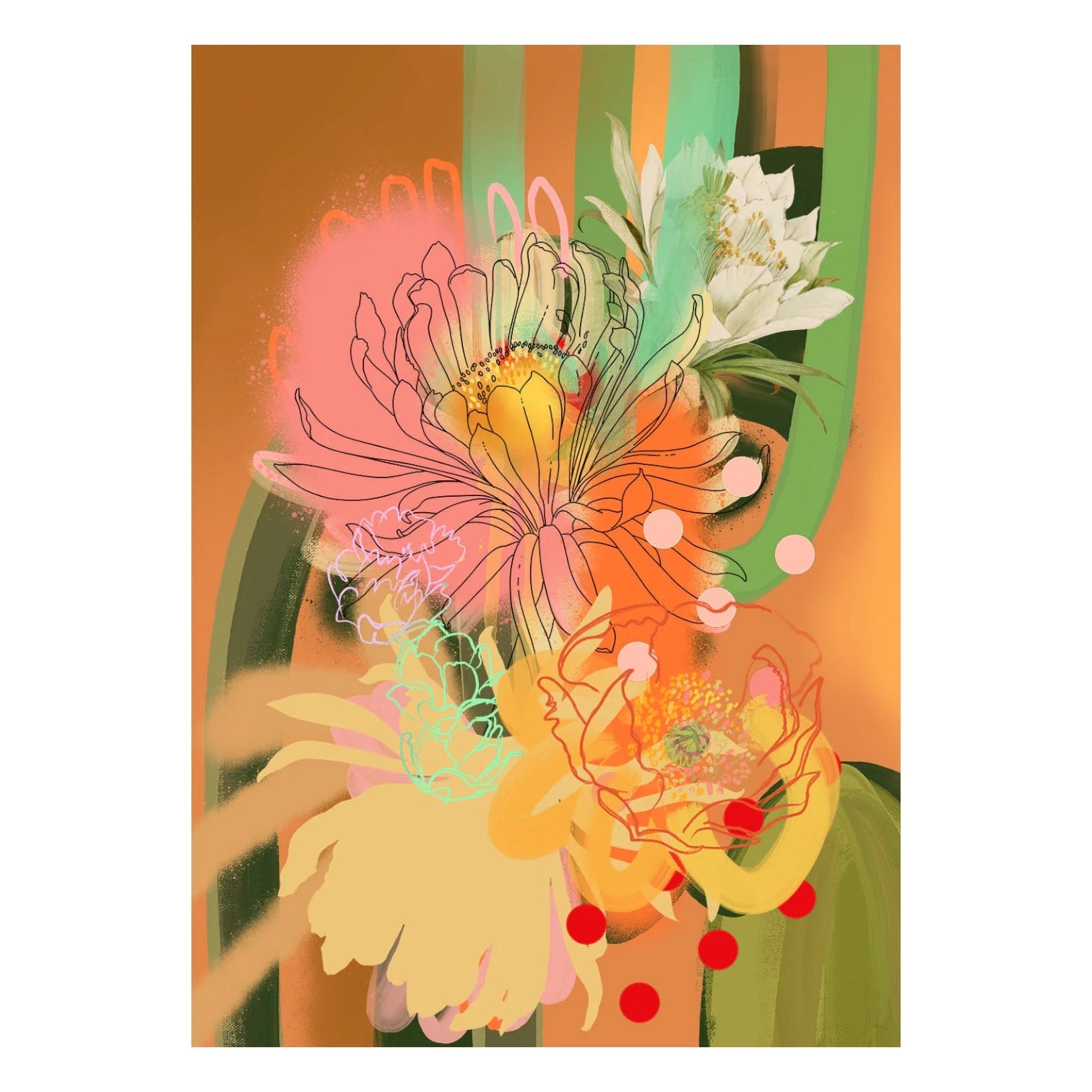 Cacti Botanica Print
