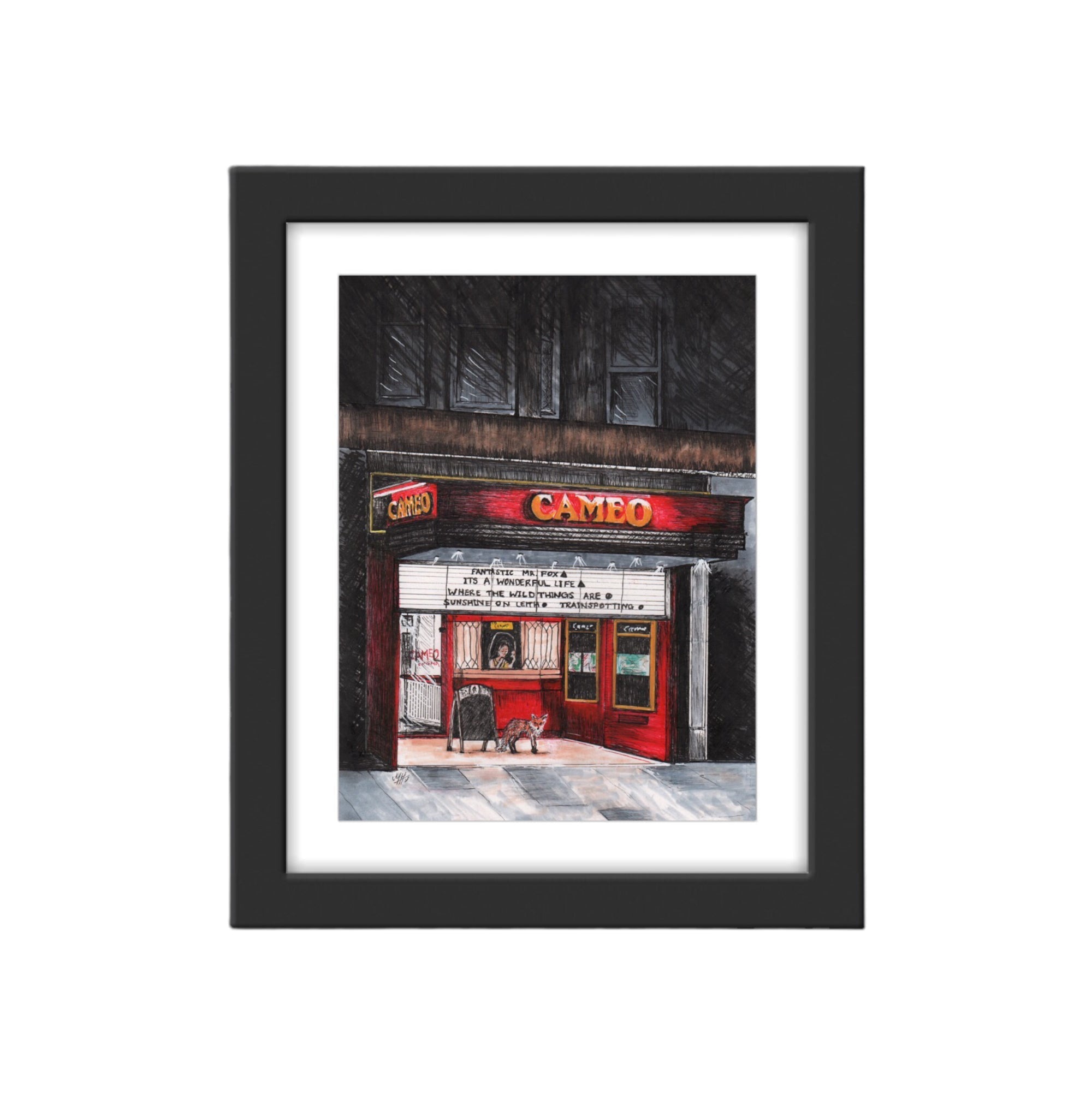 Fox at the Cameo Cinema, Edinburgh Print