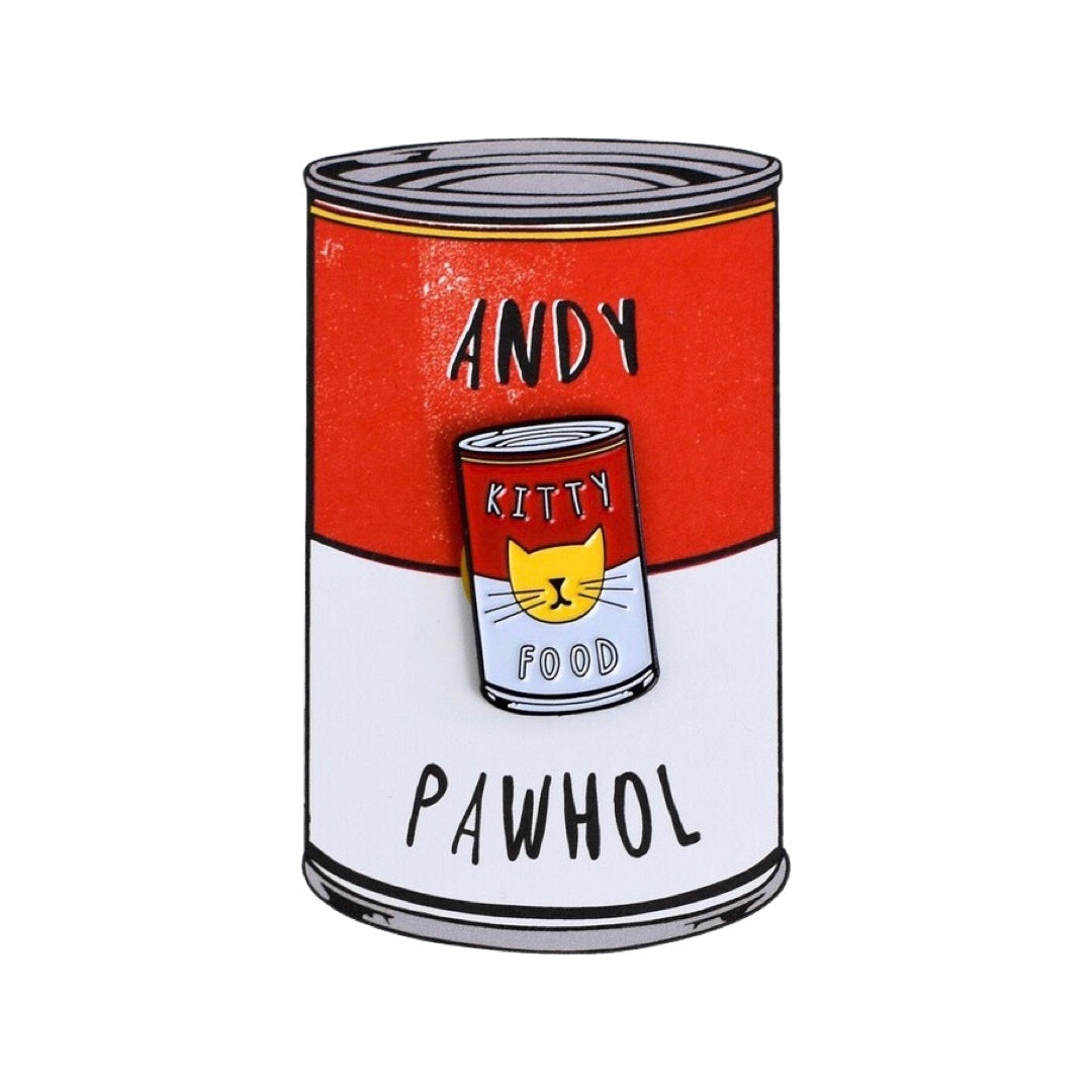 Andy Pawhol Enamel Pin Badge