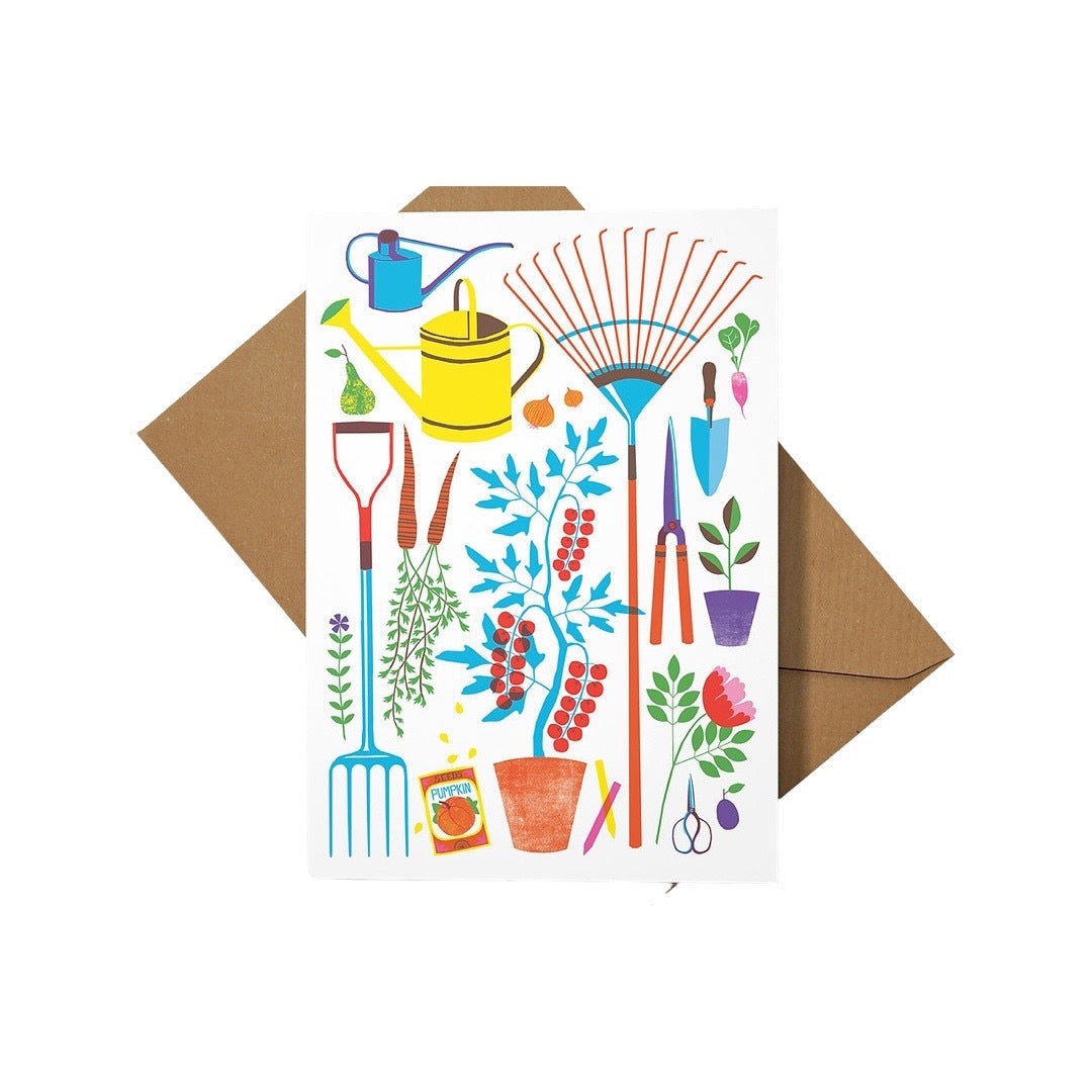 Garden Tools Card