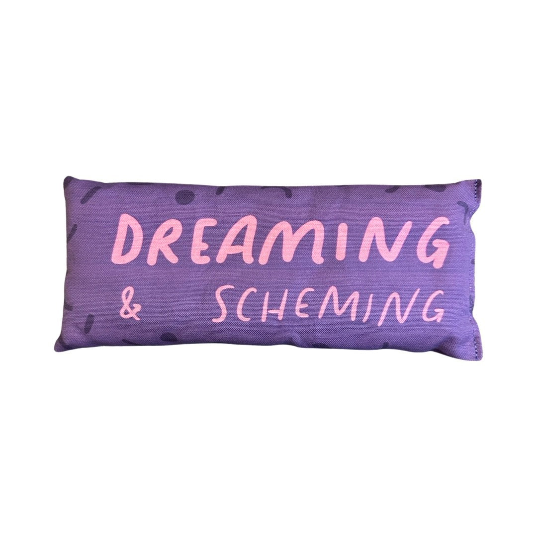 Dreaming and Scheming Lavender Eye Pillow