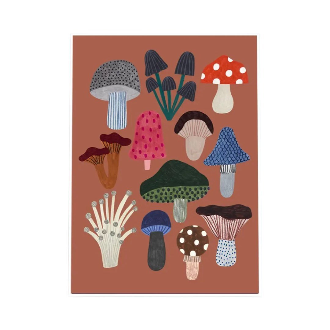 Mushrooms Print