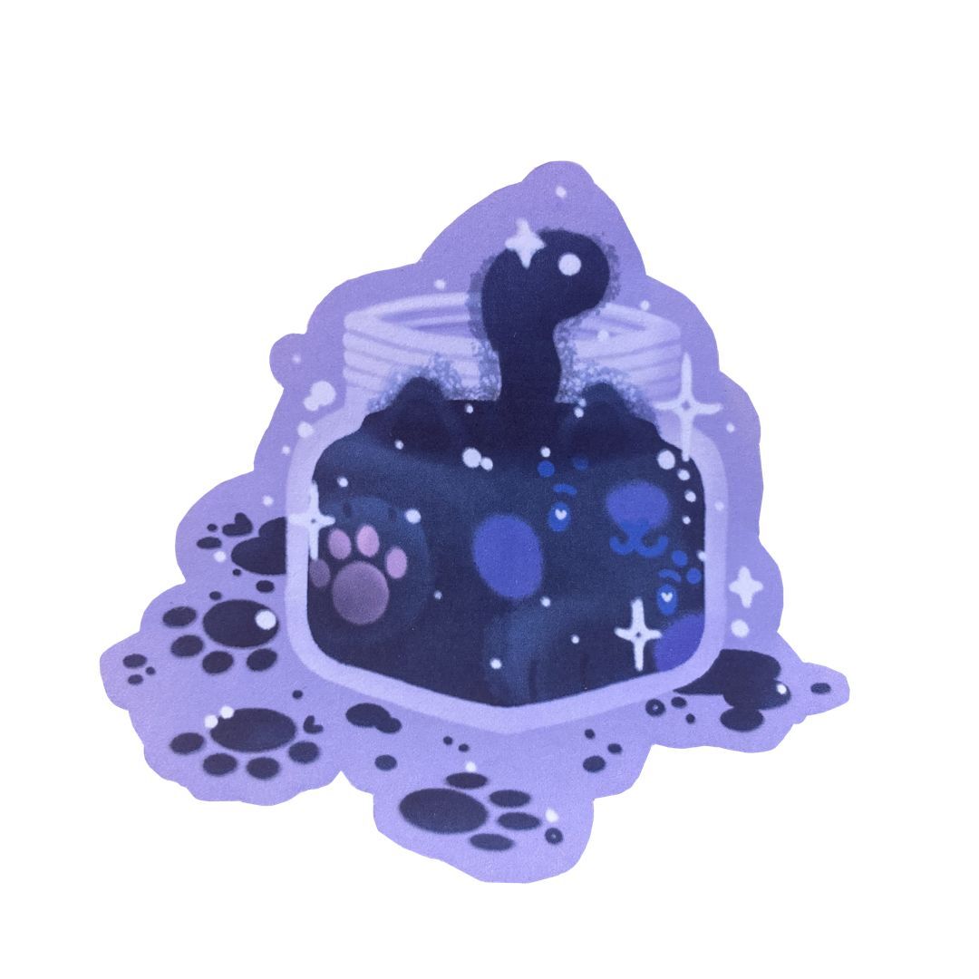 Inkpot Cat Spirit Sticker