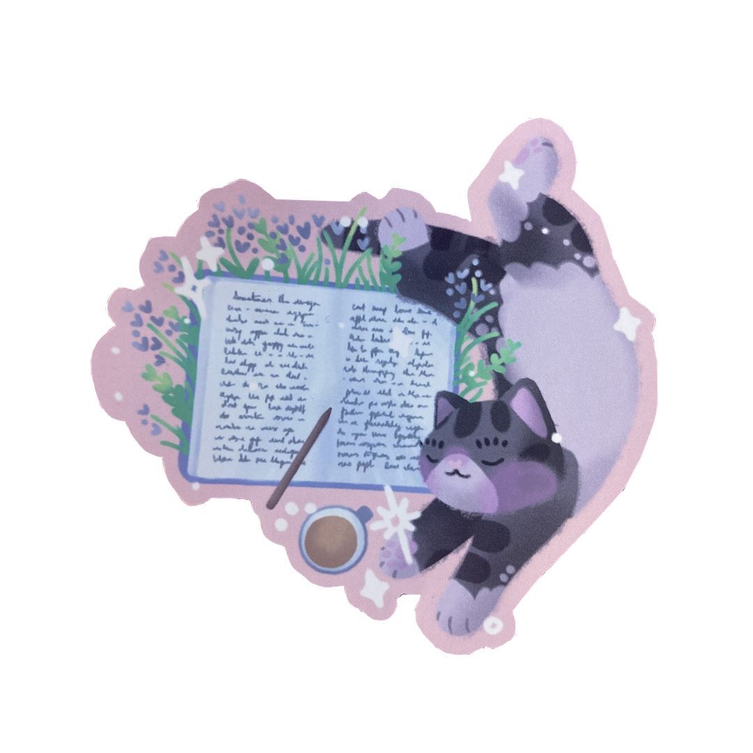 Journaling Cat Sticker