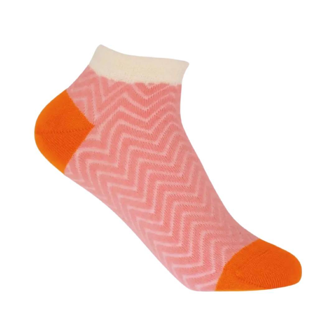 Zig Zag Ladies Trainer Socks