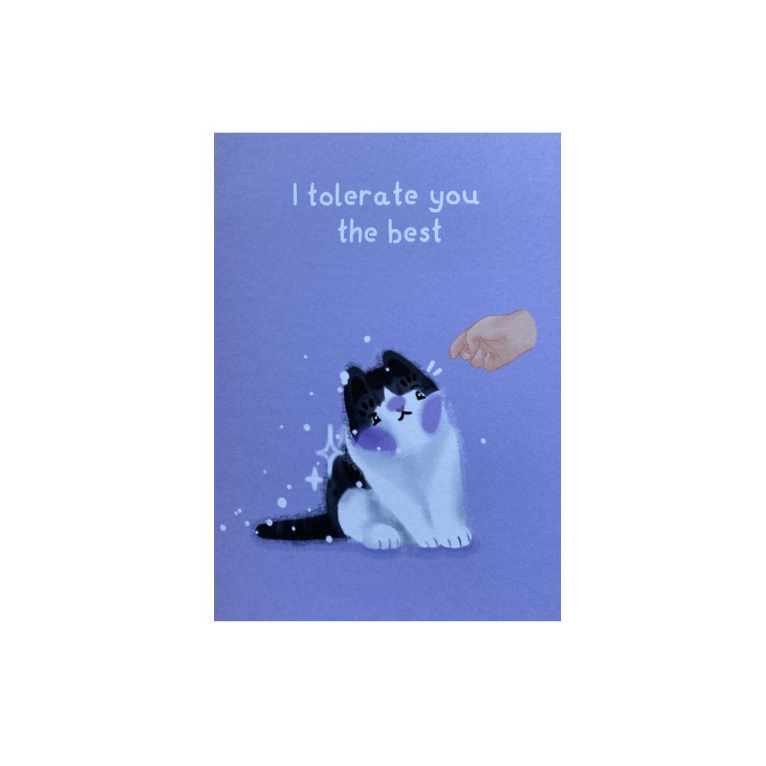 I Tolerate You The Best Card