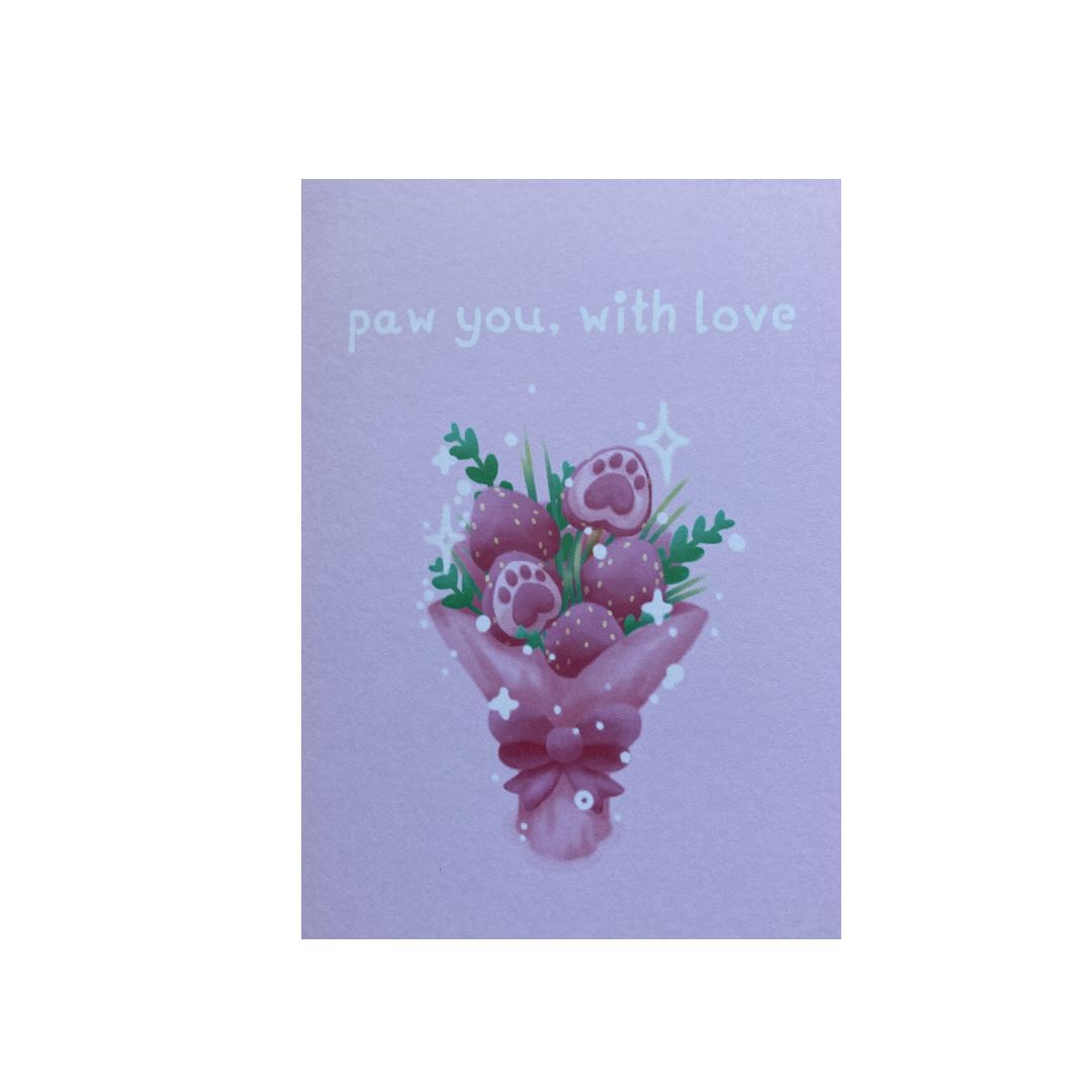 Paw You, With Love Card