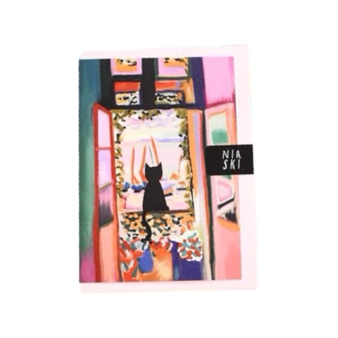Catisse in the Window Card