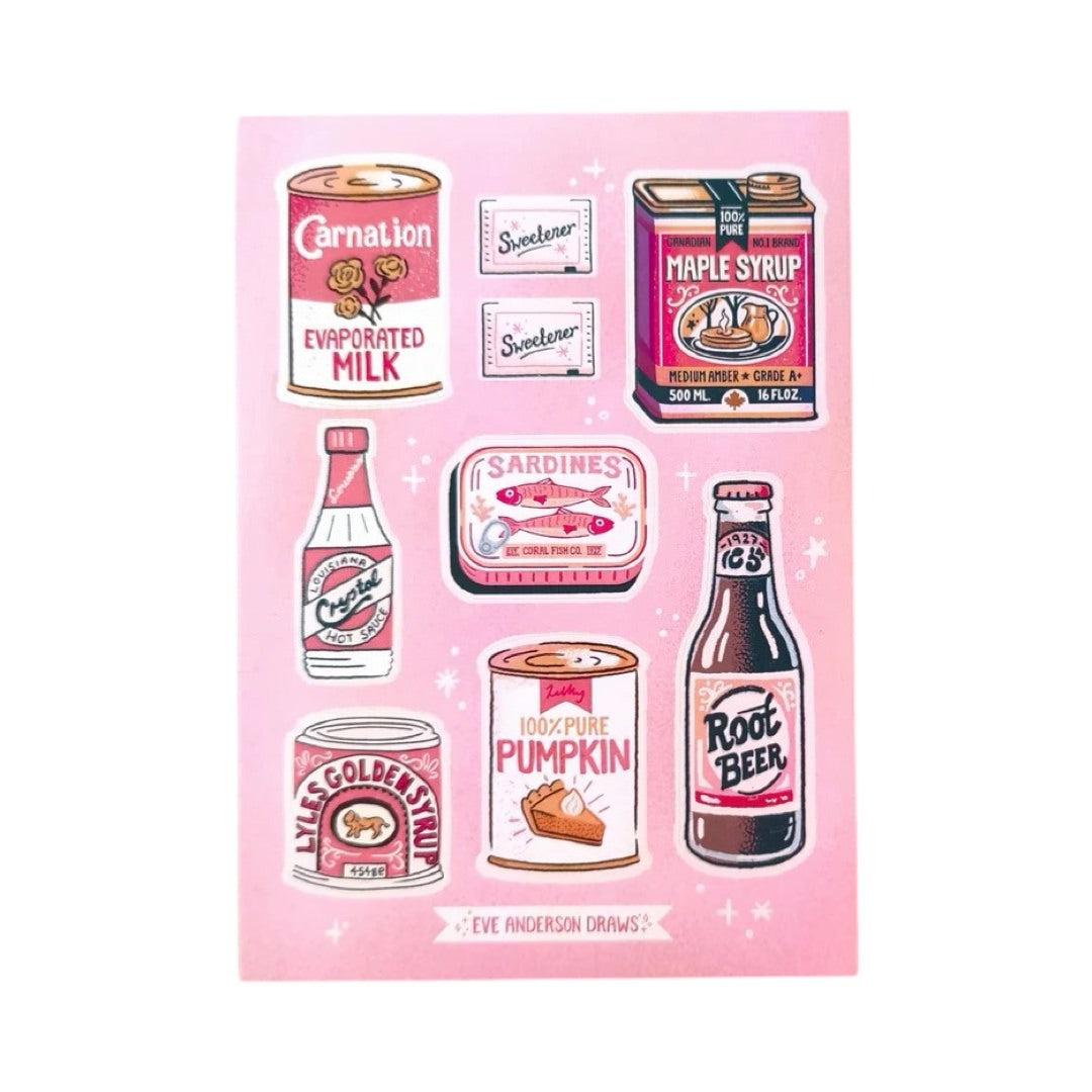 Packaging Sticker Sheet