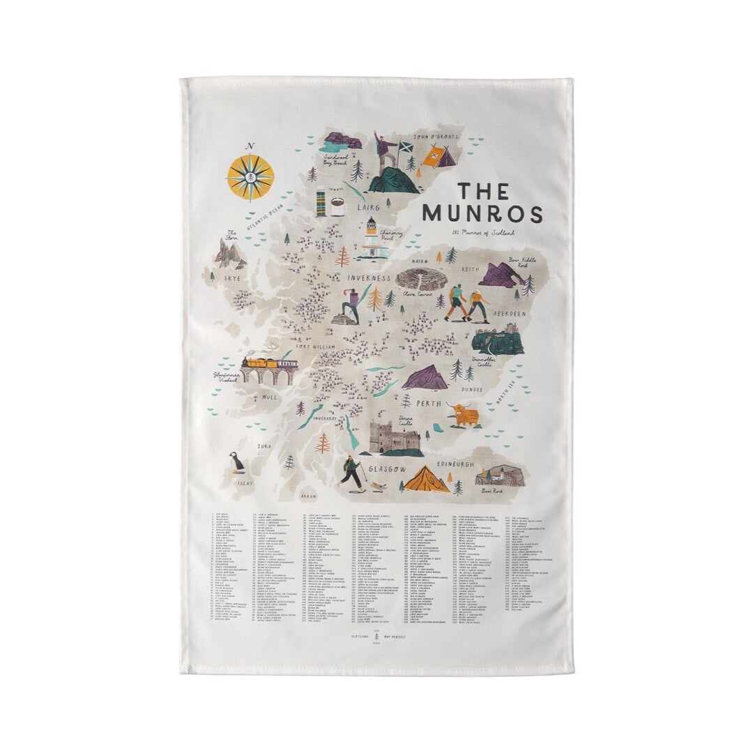 The Munros Tea Towel