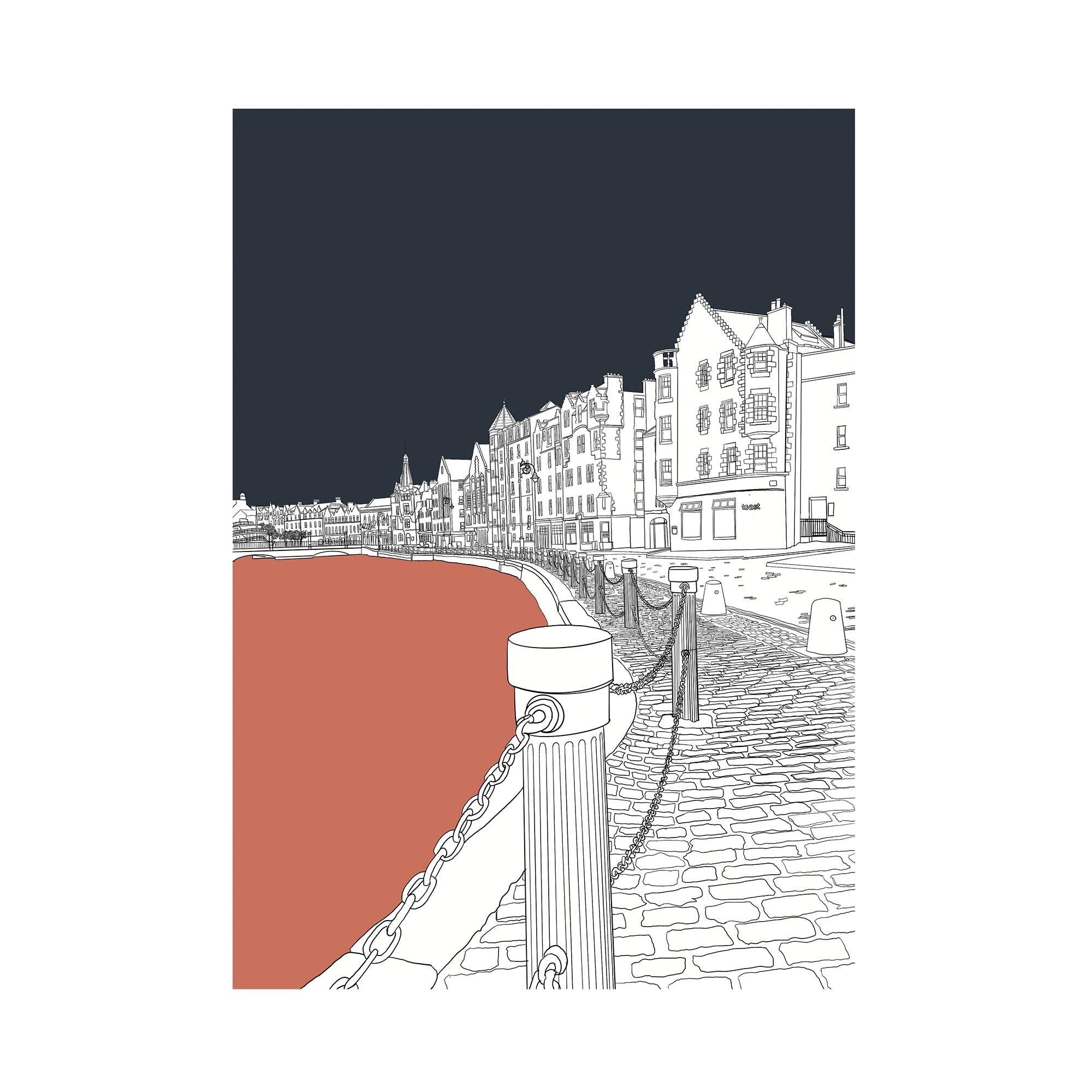 Leith Shore Edinburgh Print