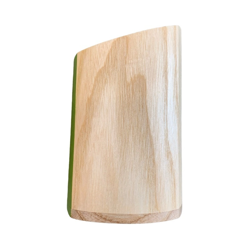 Green Penny Wooden Pencil Pot