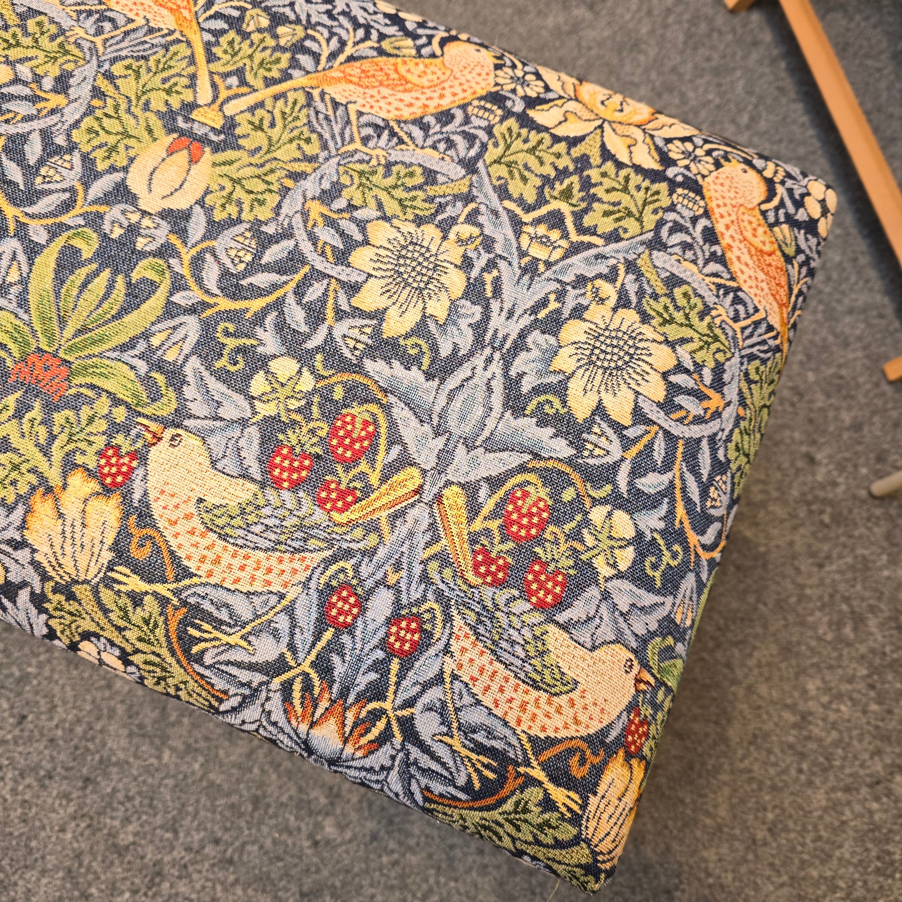 Strawberry Thief Bench Green