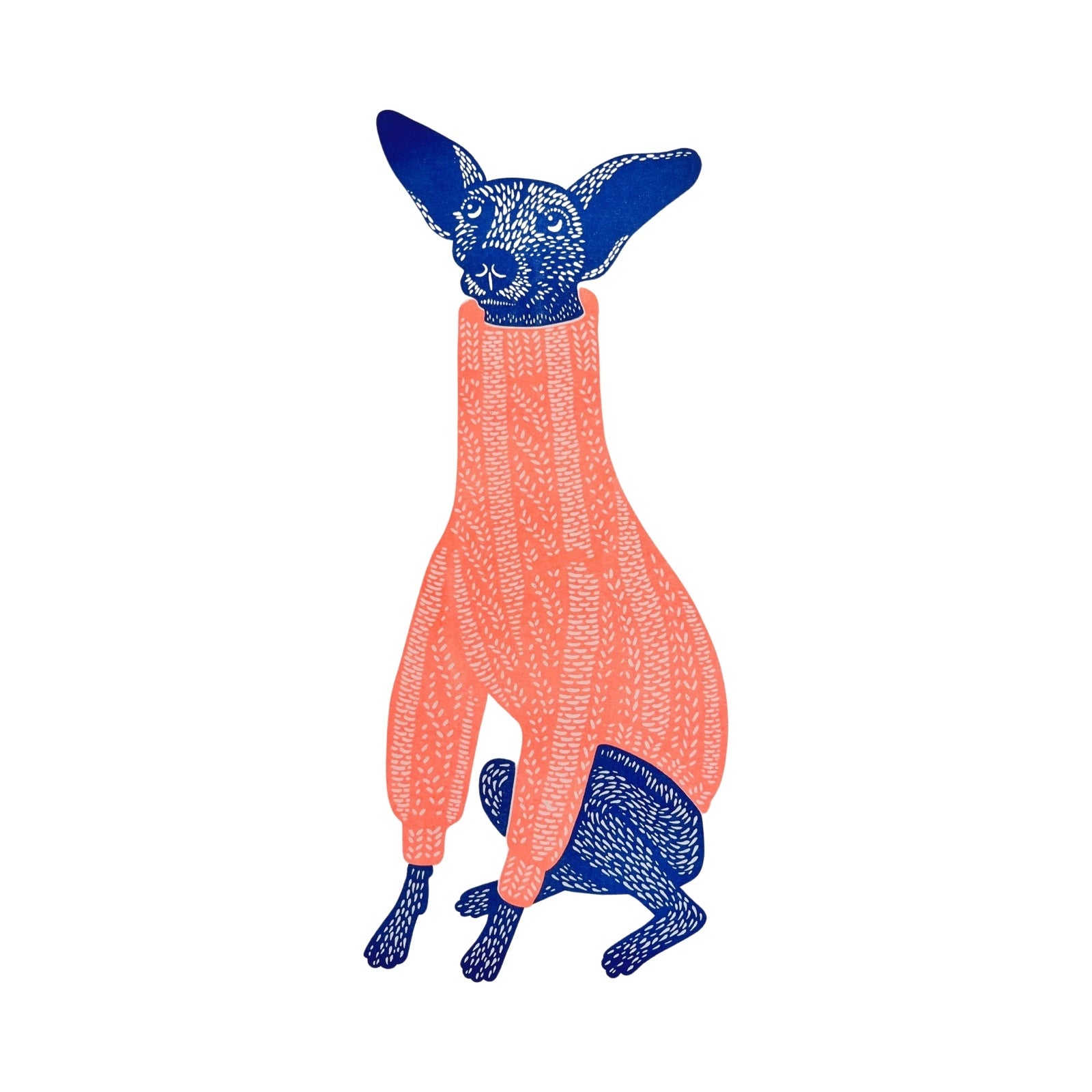 Knit Picker Dog Print