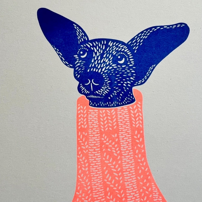 Knit Picker Dog Print