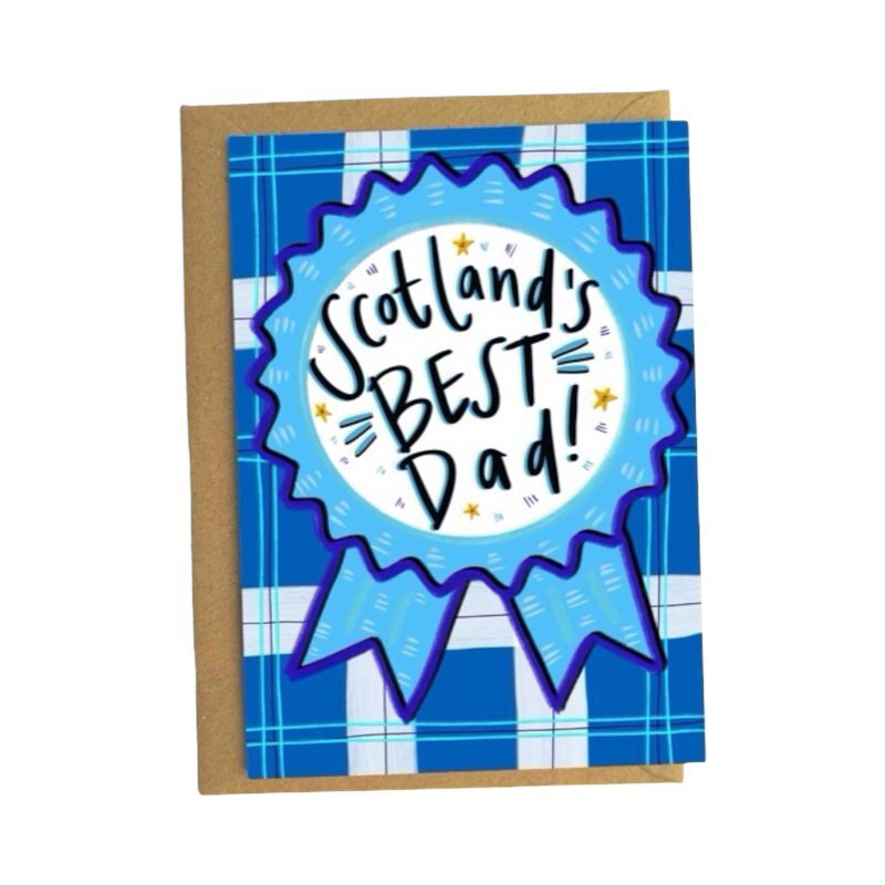 Scotland's Best Dad Card