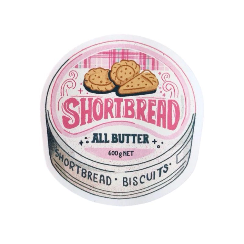 Shortbread Tin Sticker