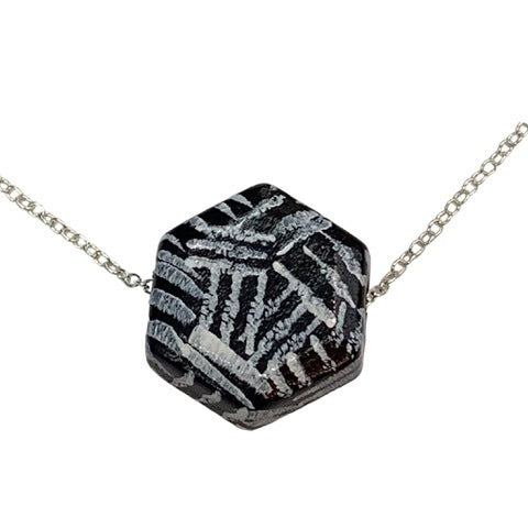 Hexagon Monochrome Necklace