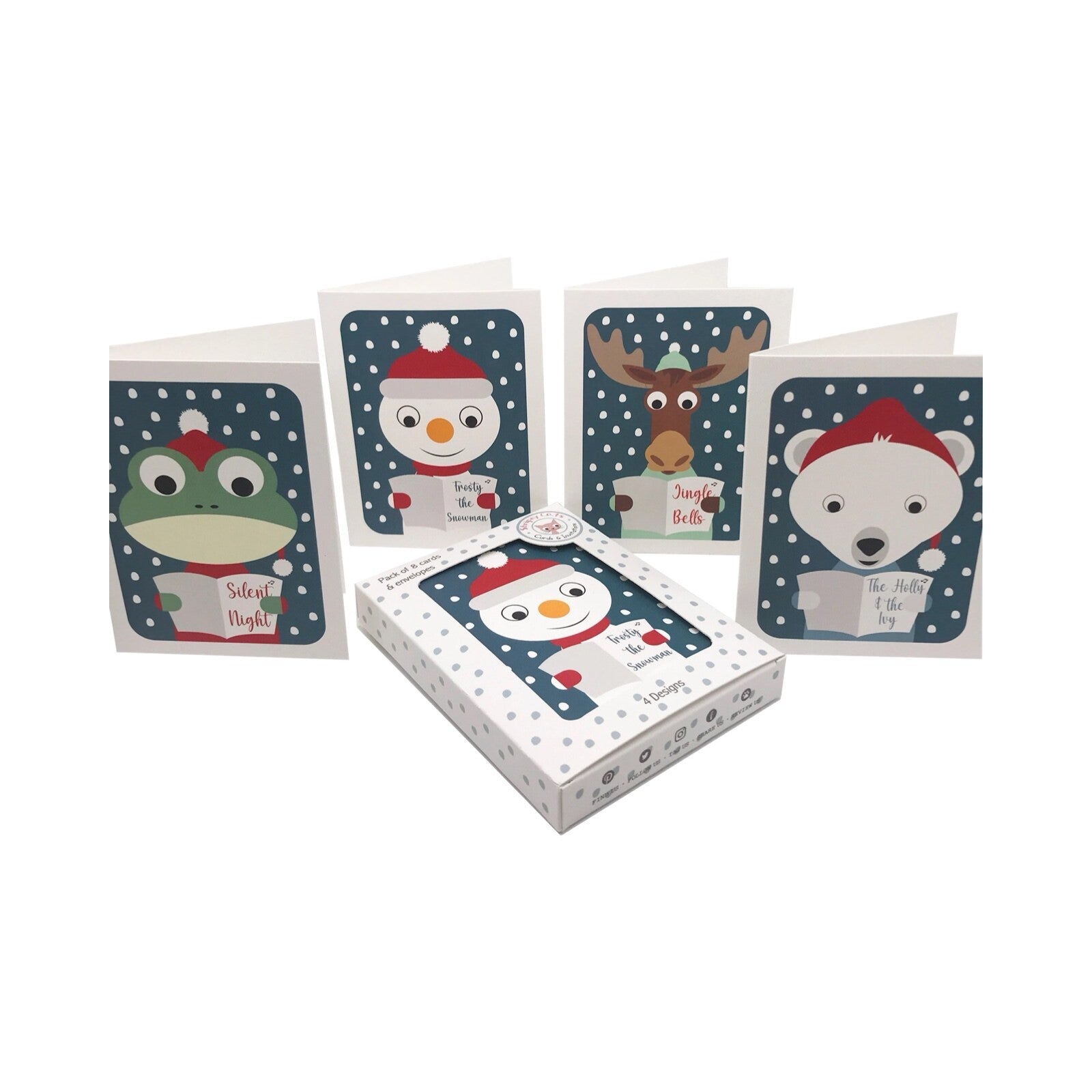 Snowman Christmas Choir Card Pack