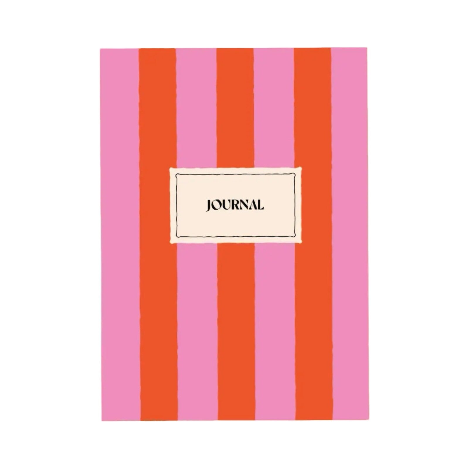 Hot Pink Stripe Notebook