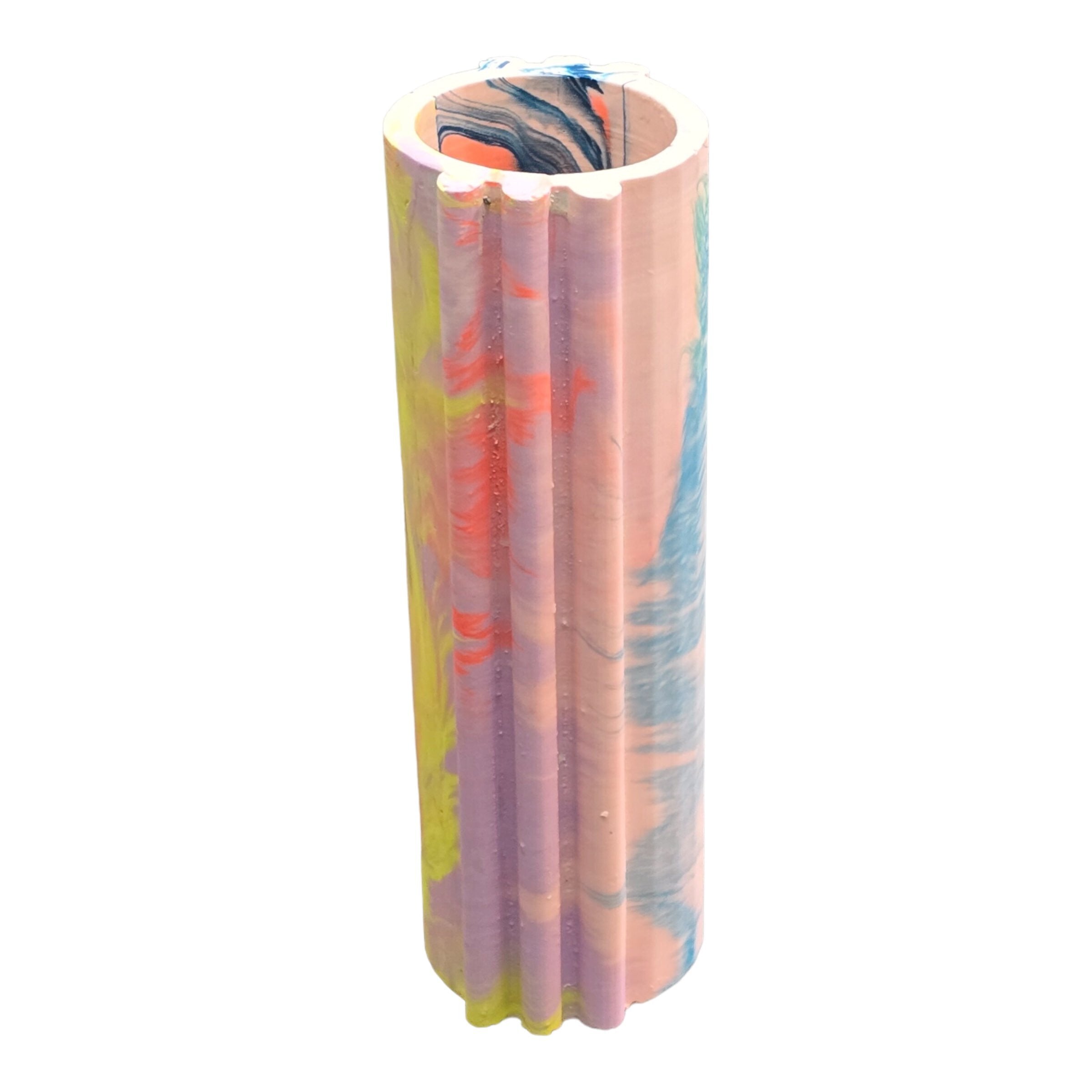 Bud Vase Marbled