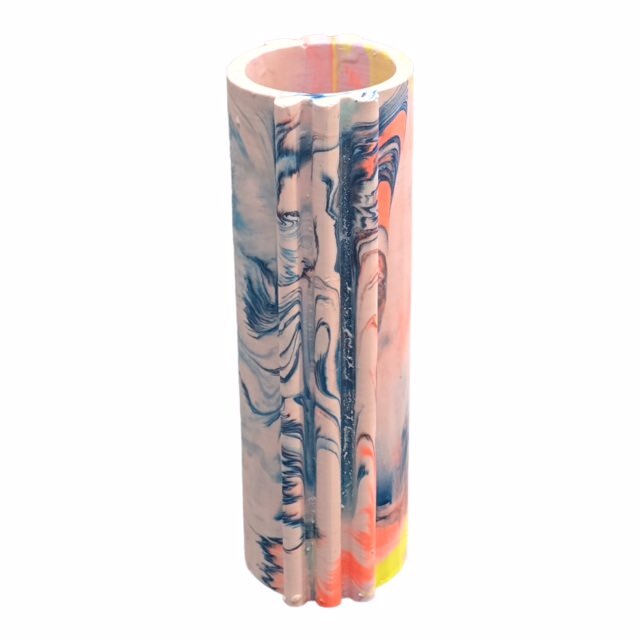 Bud Vase Marbled
