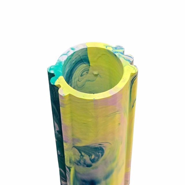 Bud Vase Marbled