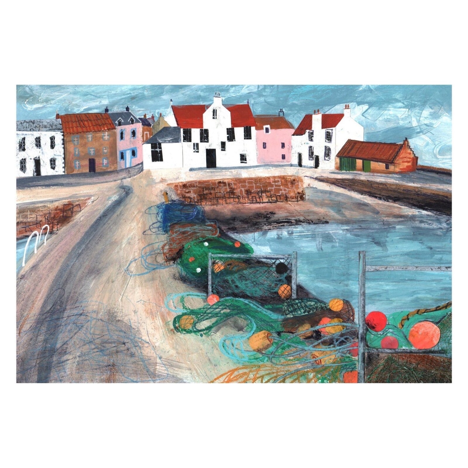 Pittenweem, Fife Mounted Print