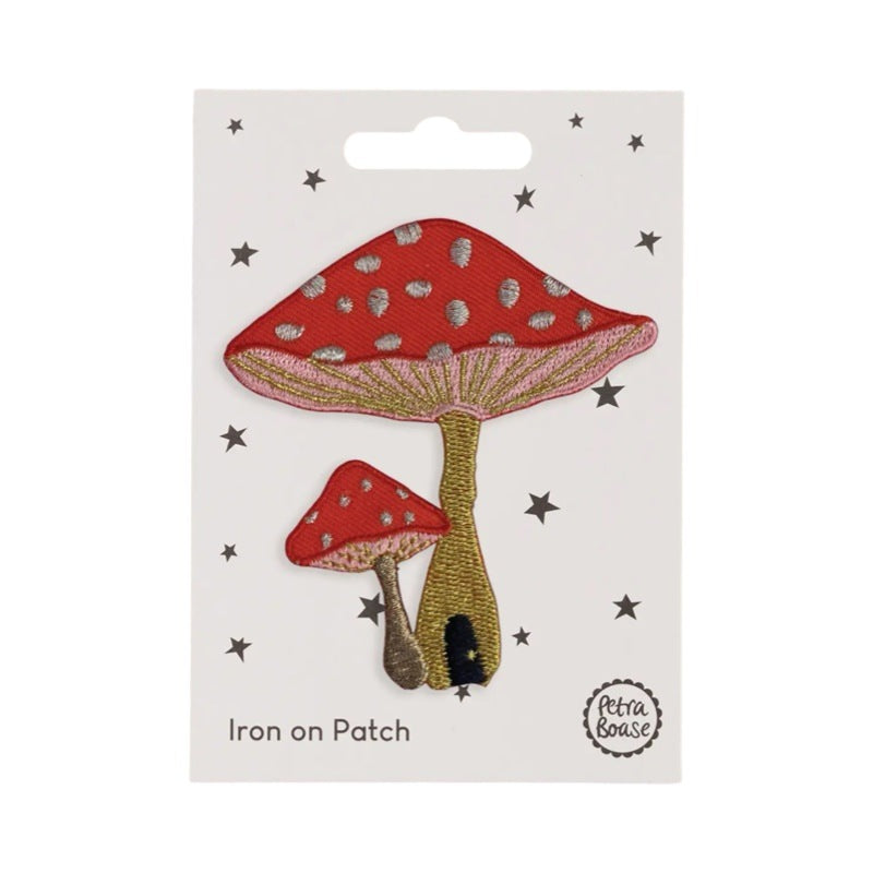 Toadstool Iron On Patch