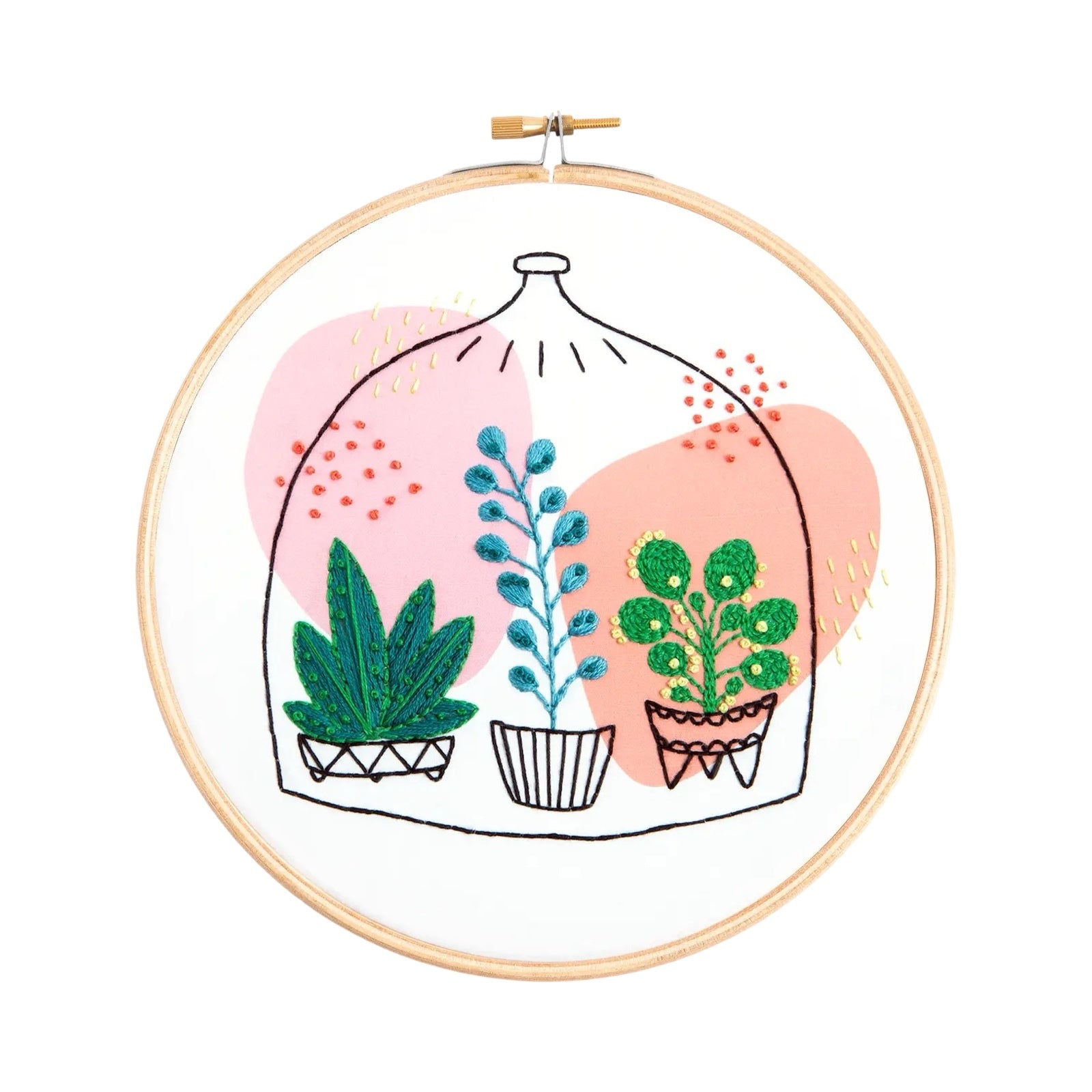 Glass Garden Embroidery Kit