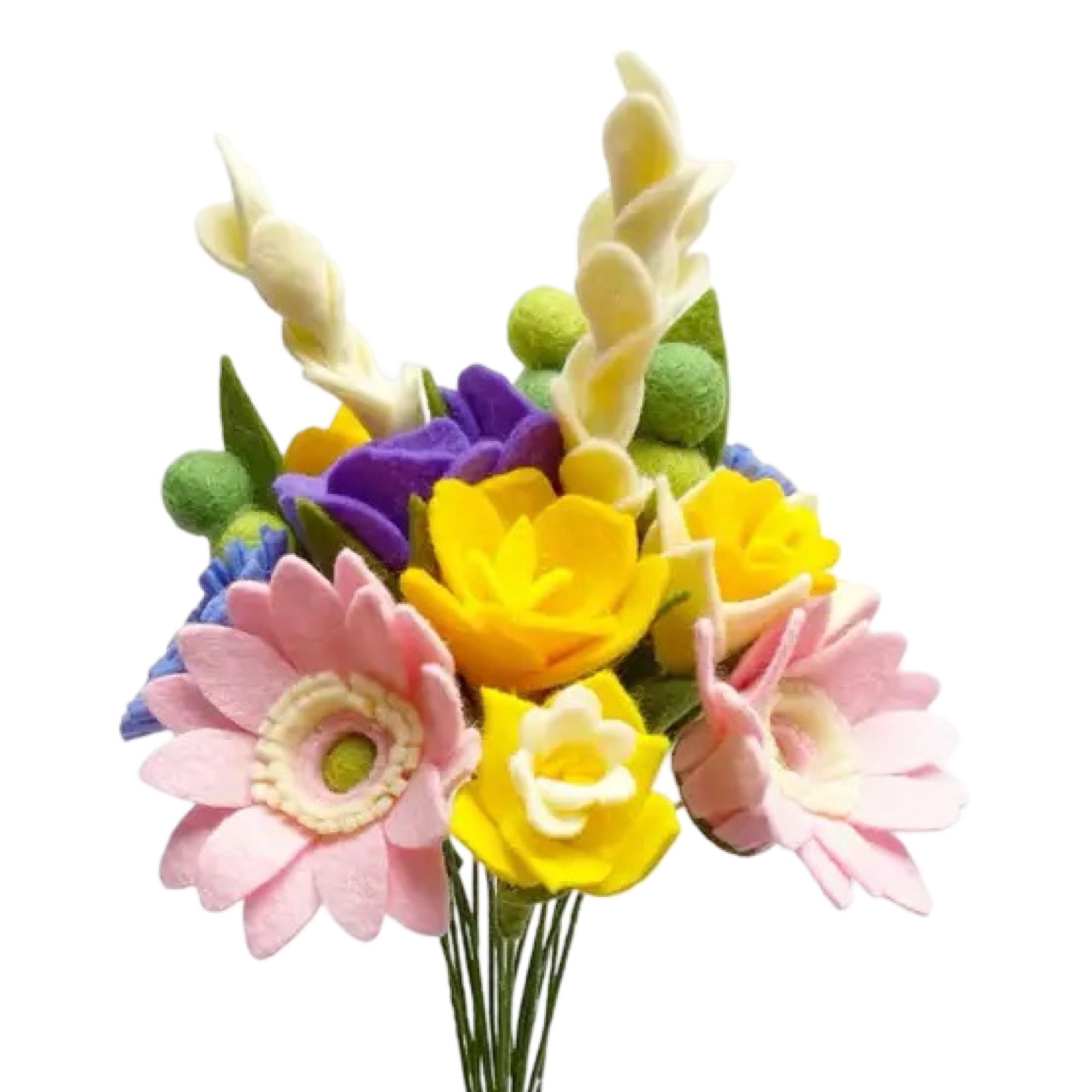 Cottage Garden Bouquet Felt Flower Craft Kit