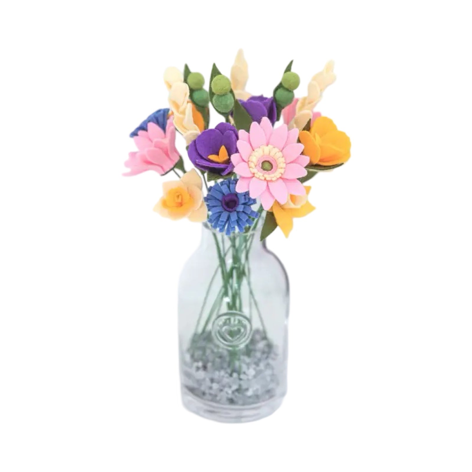 Cottage Garden Bouquet Felt Flower Craft Kit