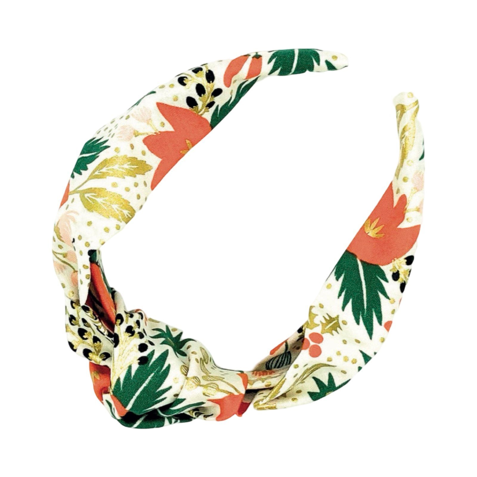 Poinsettia Top Knot Alice Band