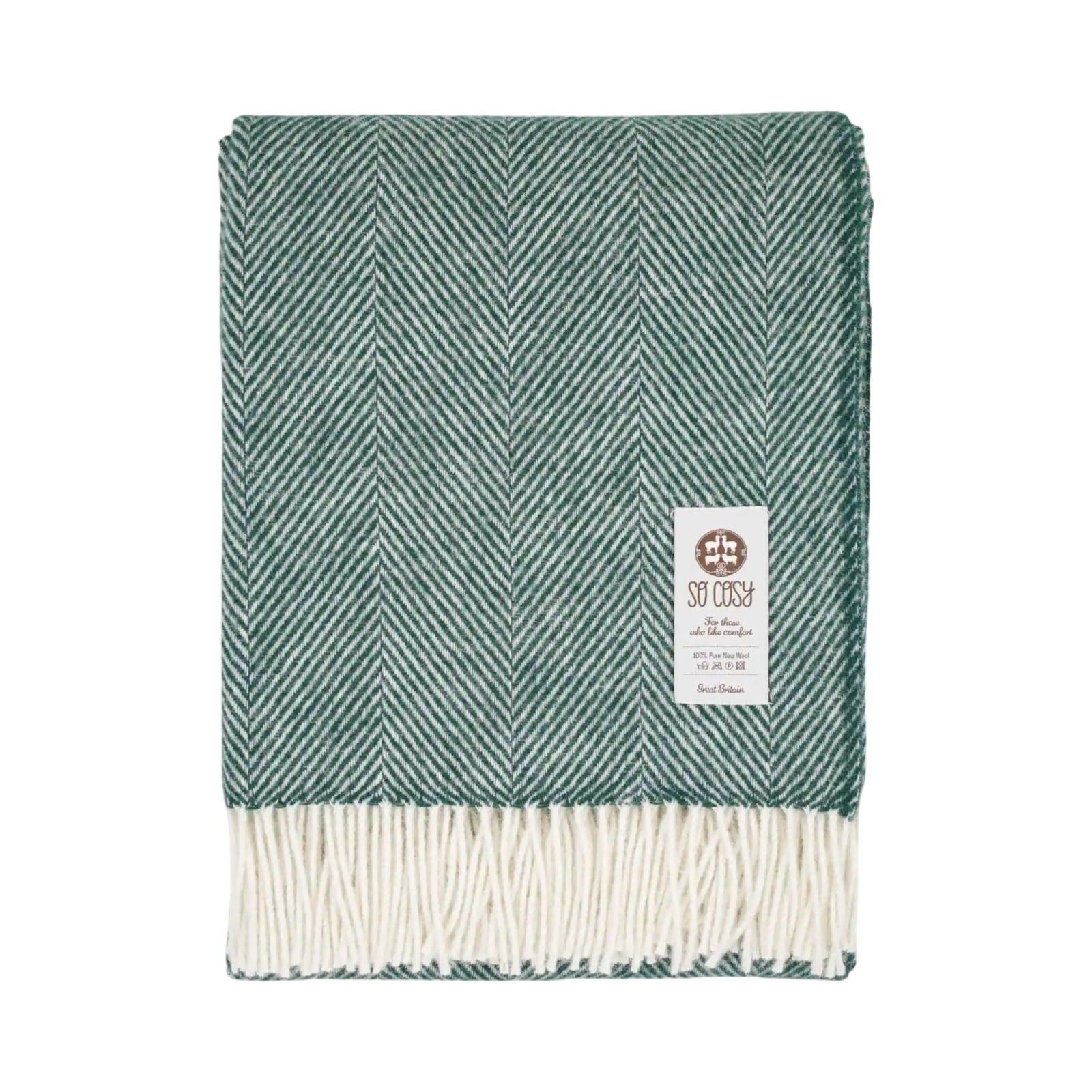 Herringbone Wool Throw
