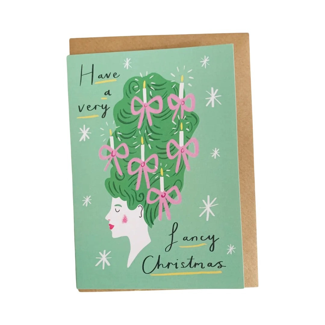 Regency Hair Christmas Card
