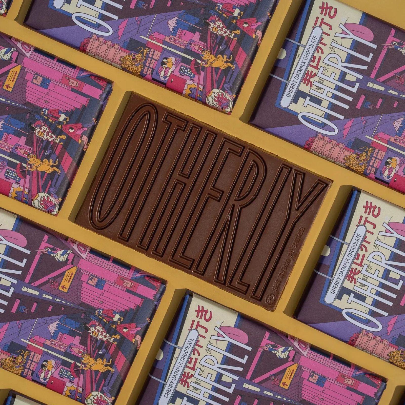 Cherry Oatmilk Chocolate Bar