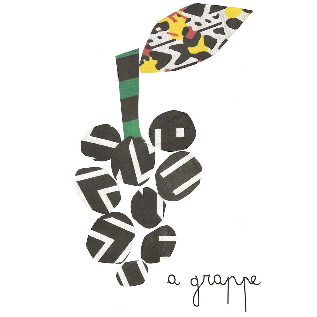 Grapes Collage Print