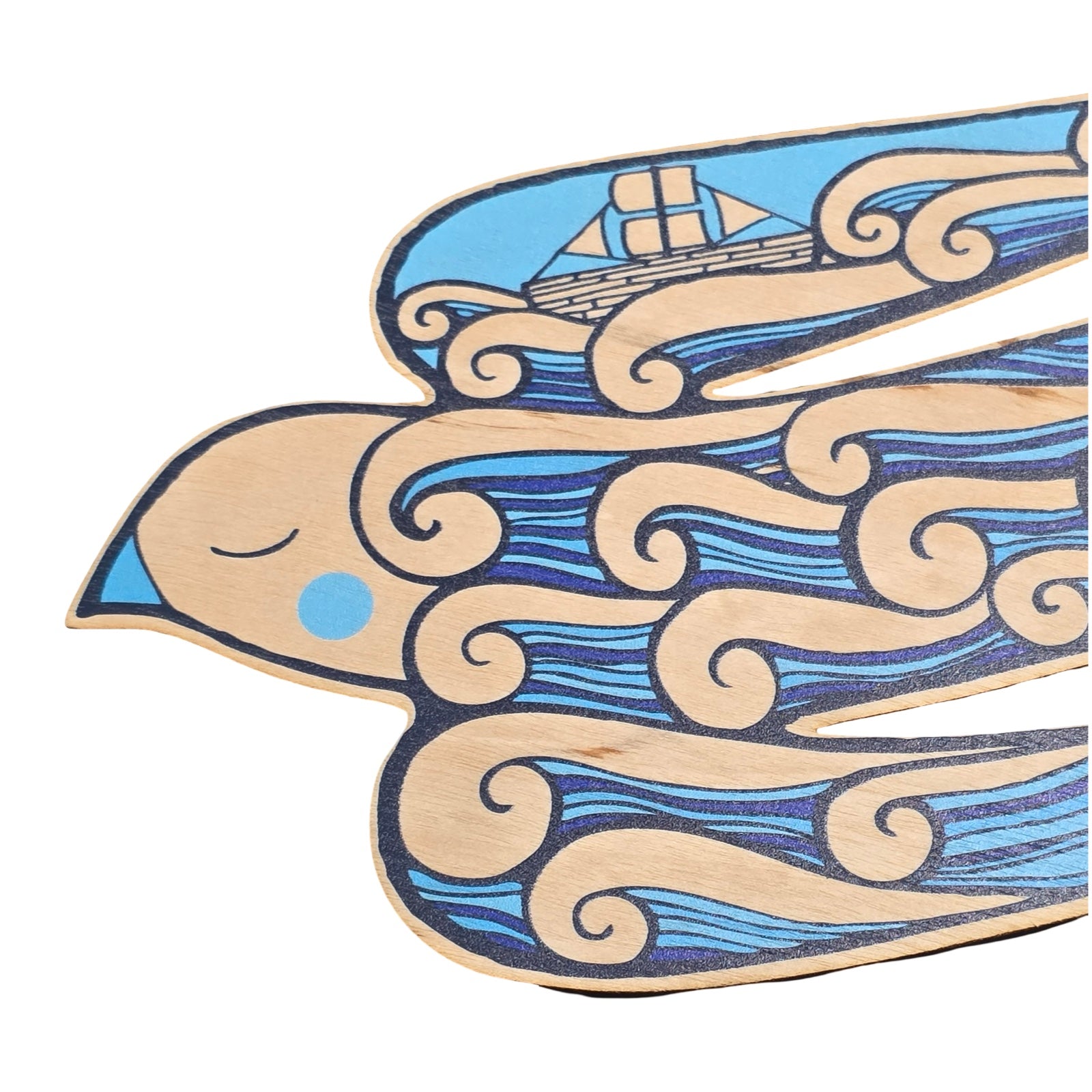 Sea Birds Wooden Birds Set