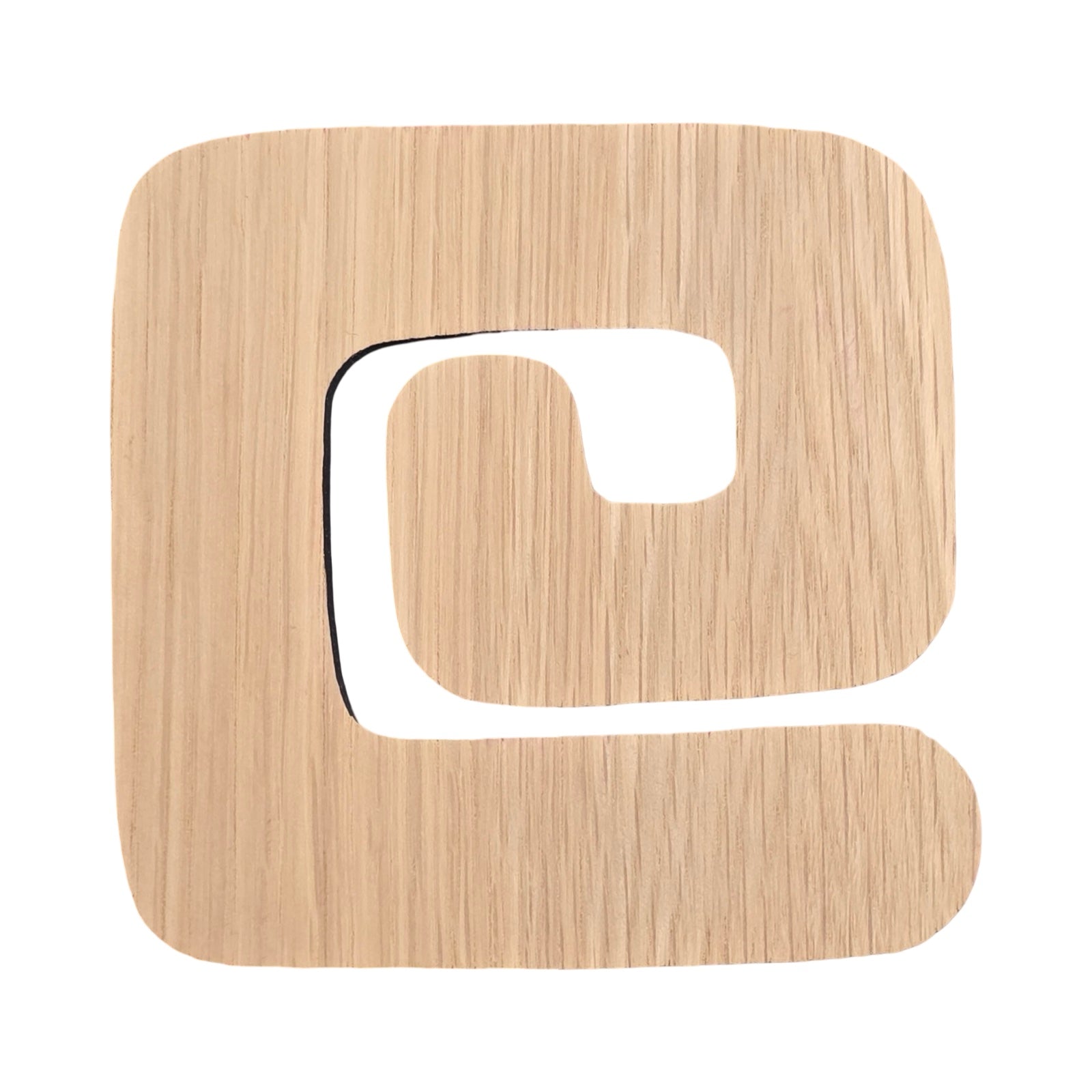 Square Worm Wooden Coaster