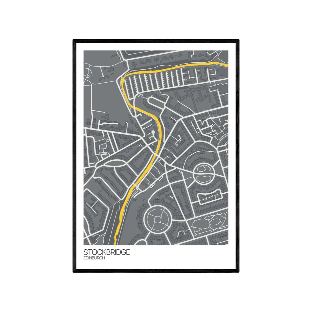 Stockbridge Map Print