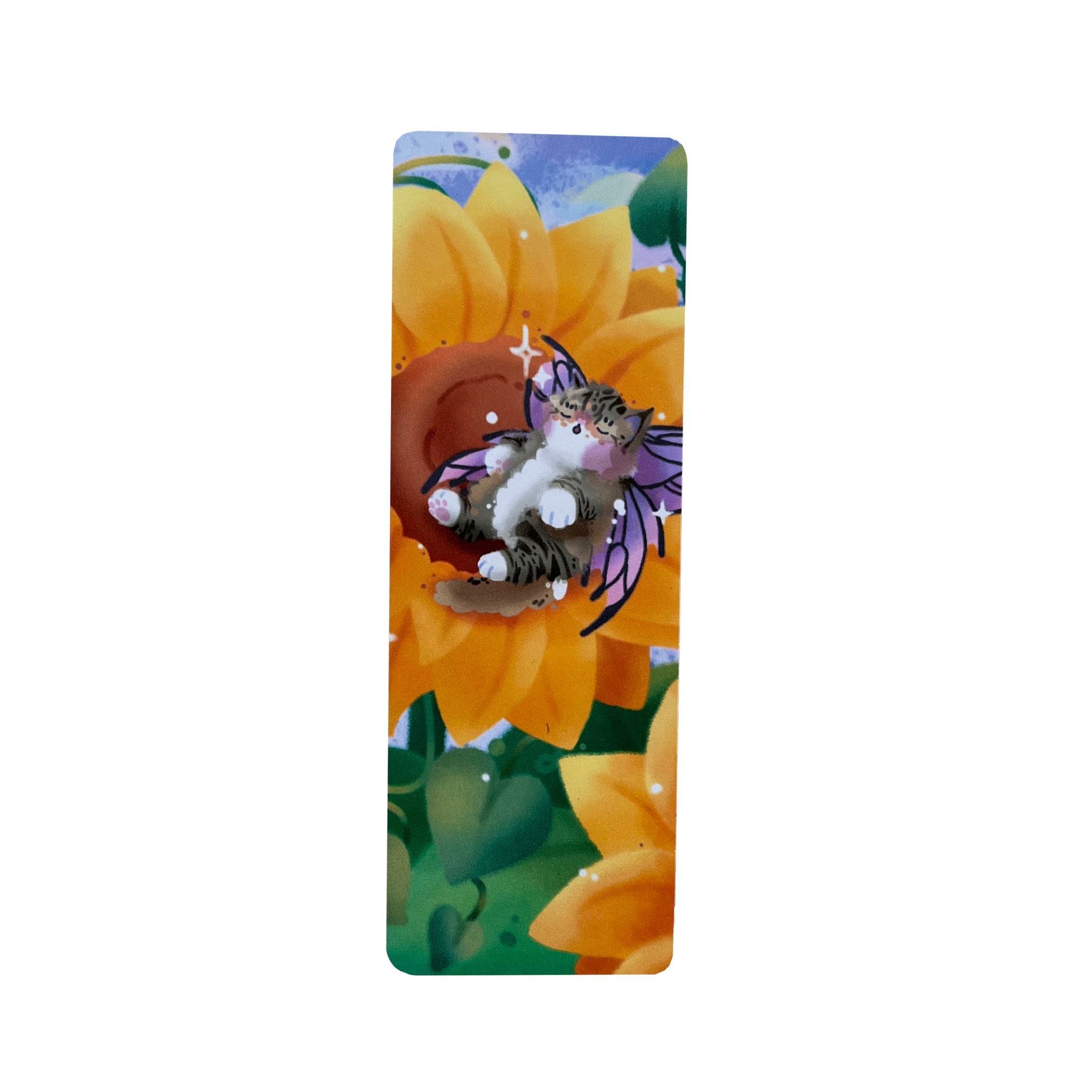 Flower Fairy Cat Bookmarks