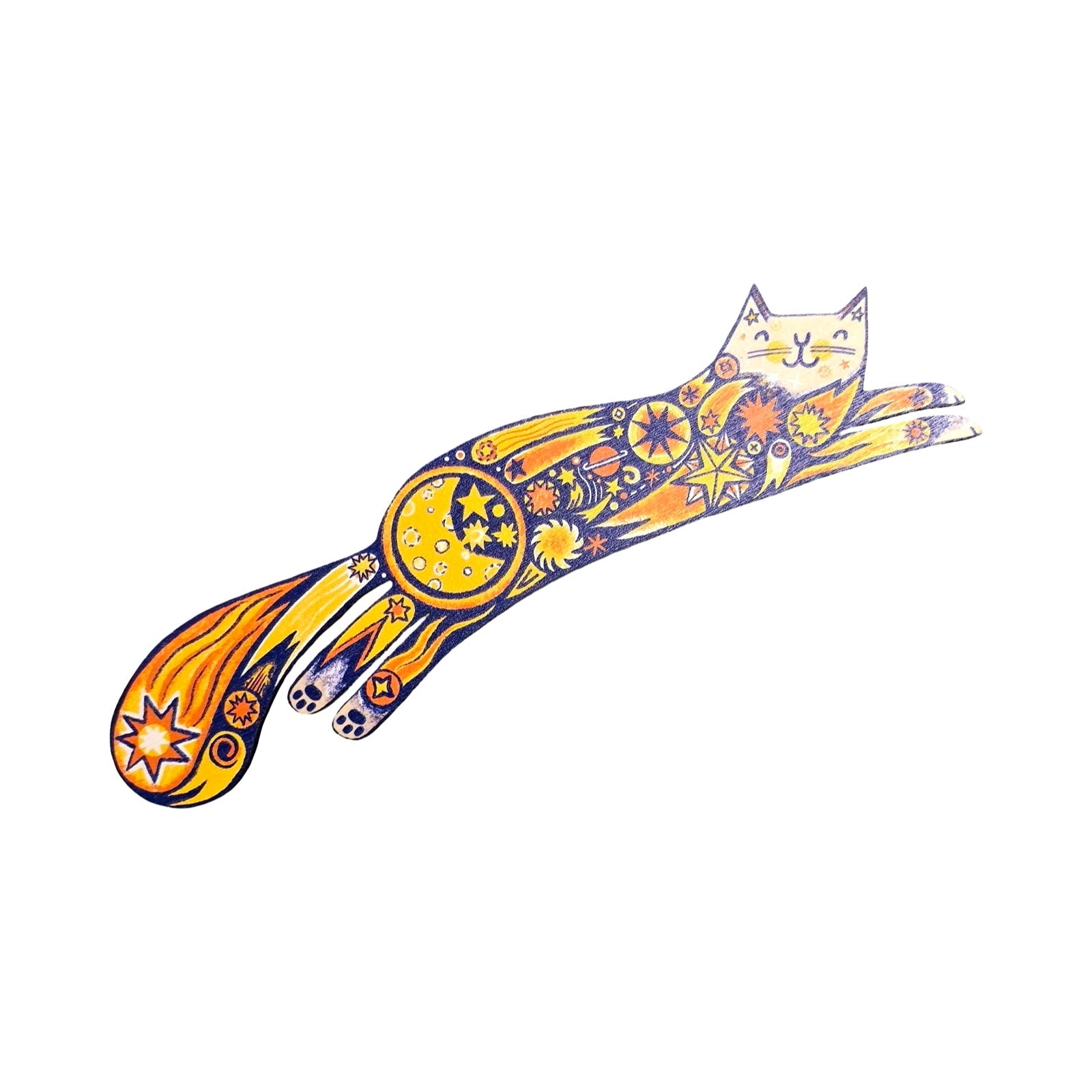 Ziggy Star Cat and the Kittens Wooden Wall Hanging Set