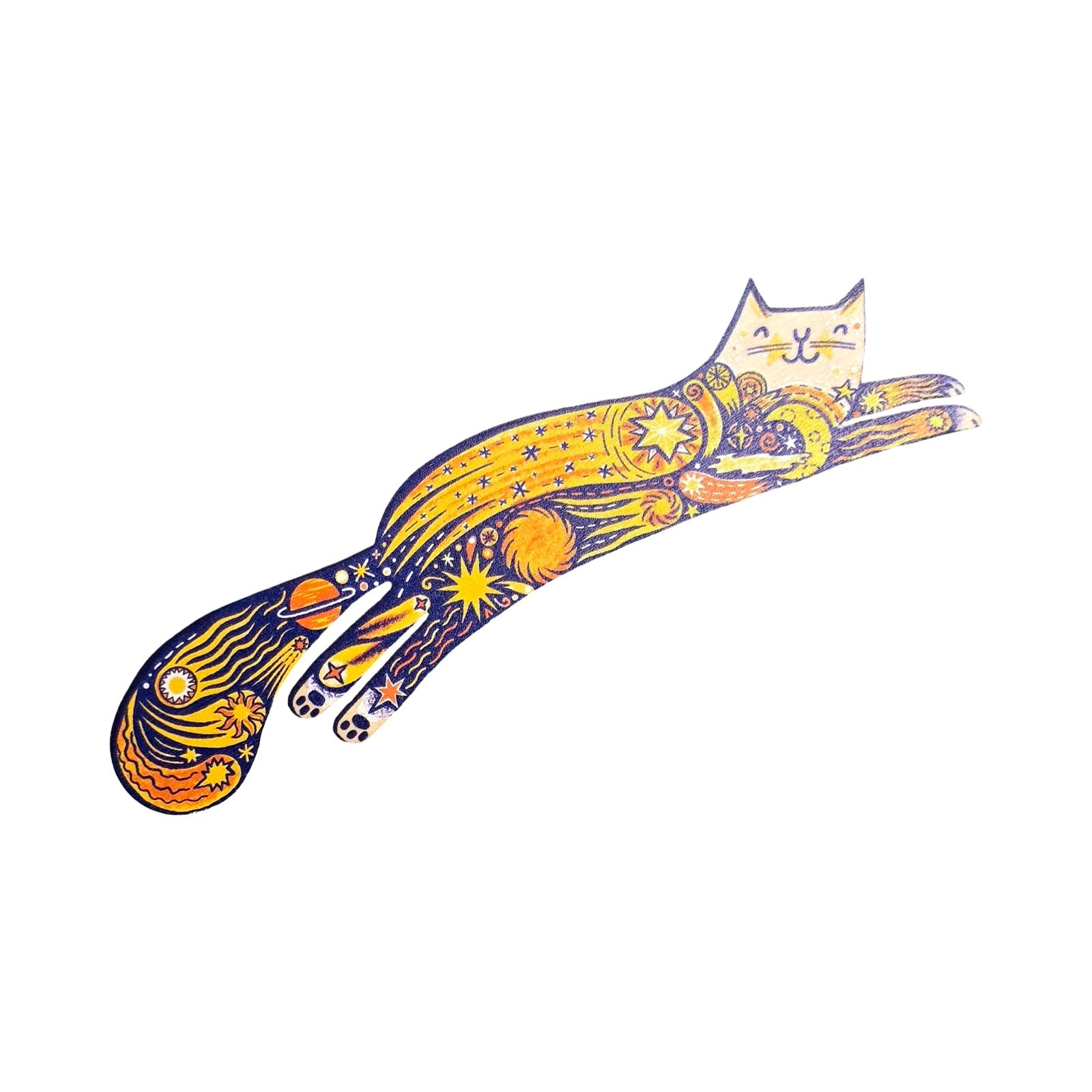 Ziggy Star Cat and the Kittens Wooden Wall Hanging Set