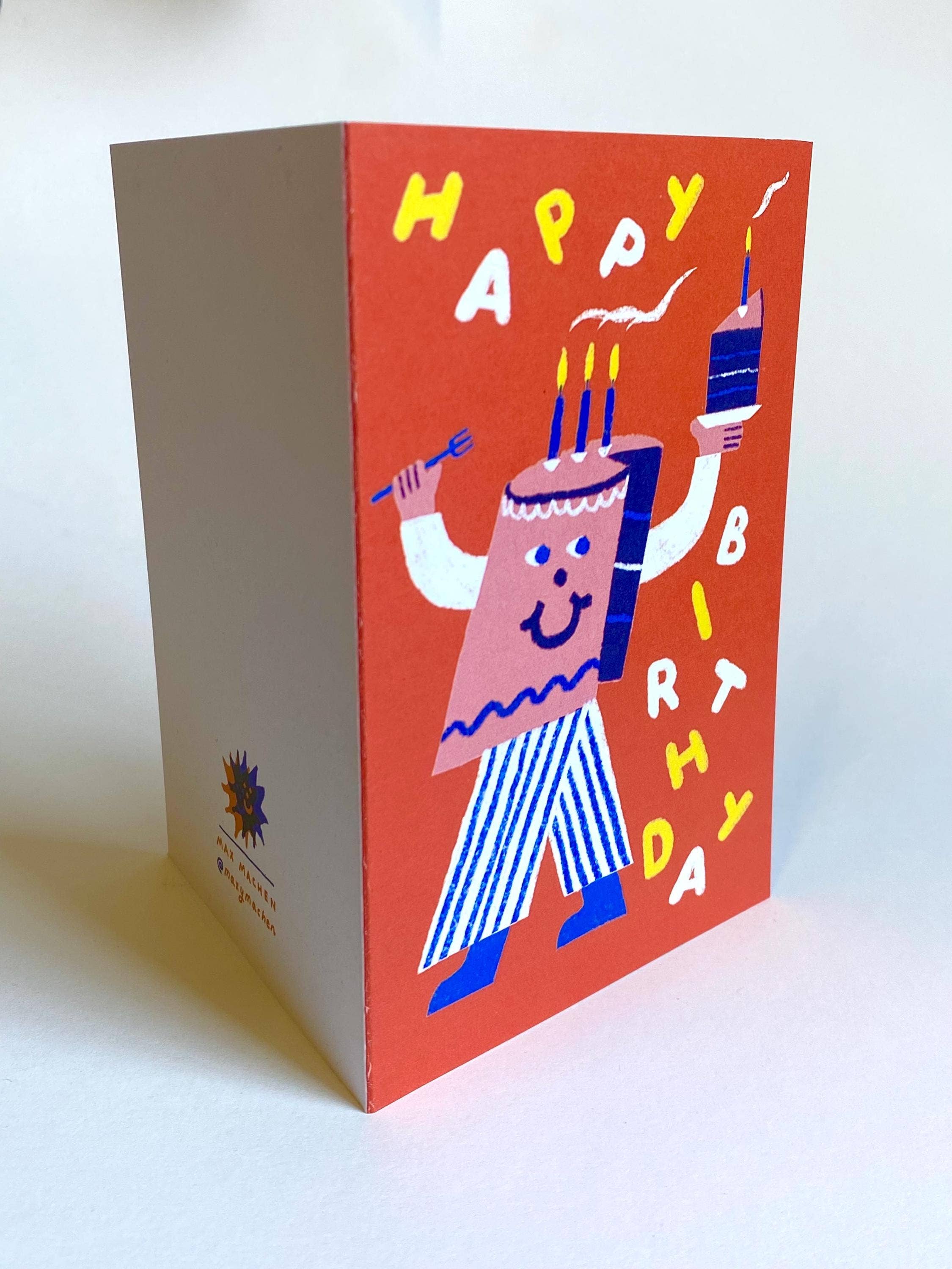 Cheeky Birthday Cake Card