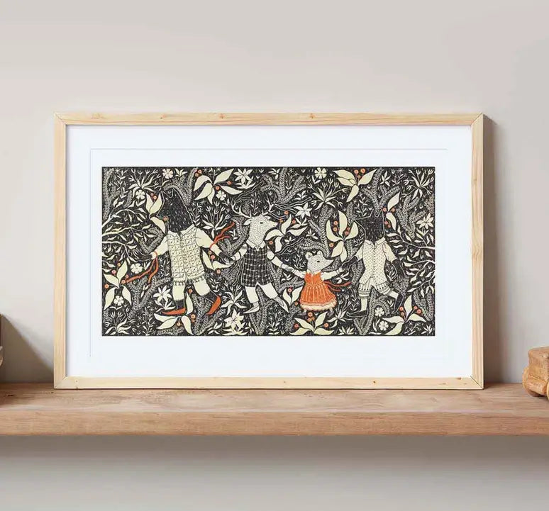 Harvest Dance Mini Print